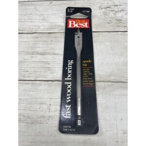 Do It Best 1/2" BY 6" Fast Wood Boring SPADE BITs Hex shank
